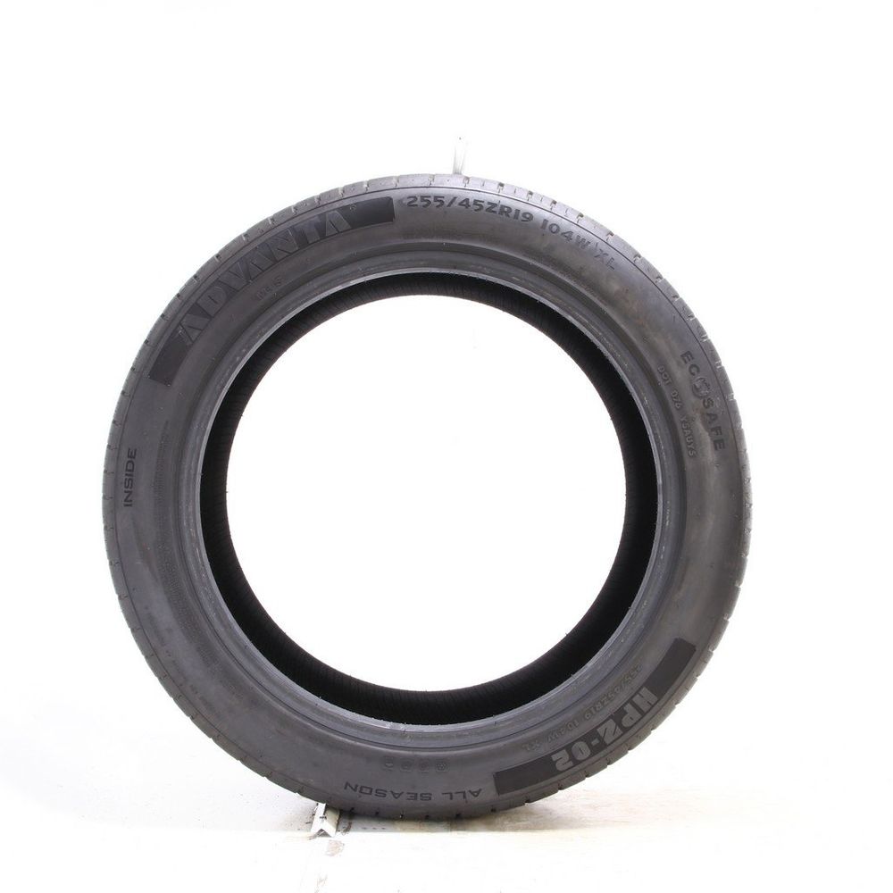 Set of (2) Used 255/45ZR19 Advanta HP Z-02 104W - 9/32 - Image 3