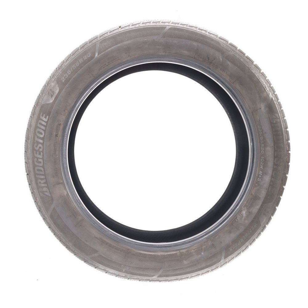 Set of (4) Used 235/55R20 Bridgestone WeatherPeak 102H - 6.5/32 - Image 3