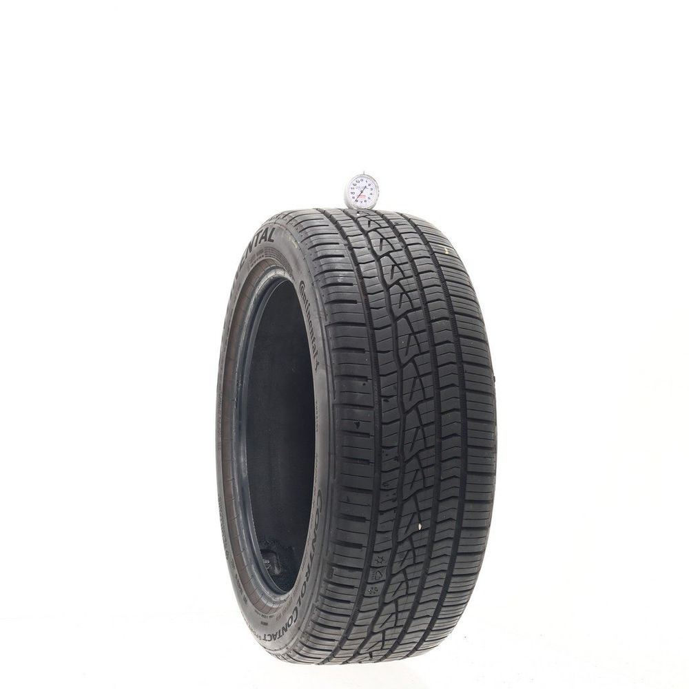 Set of (2) Used 225/45ZR17 Continental ControlContact Sport SRS Plus 91W - 8/32 - Image 1
