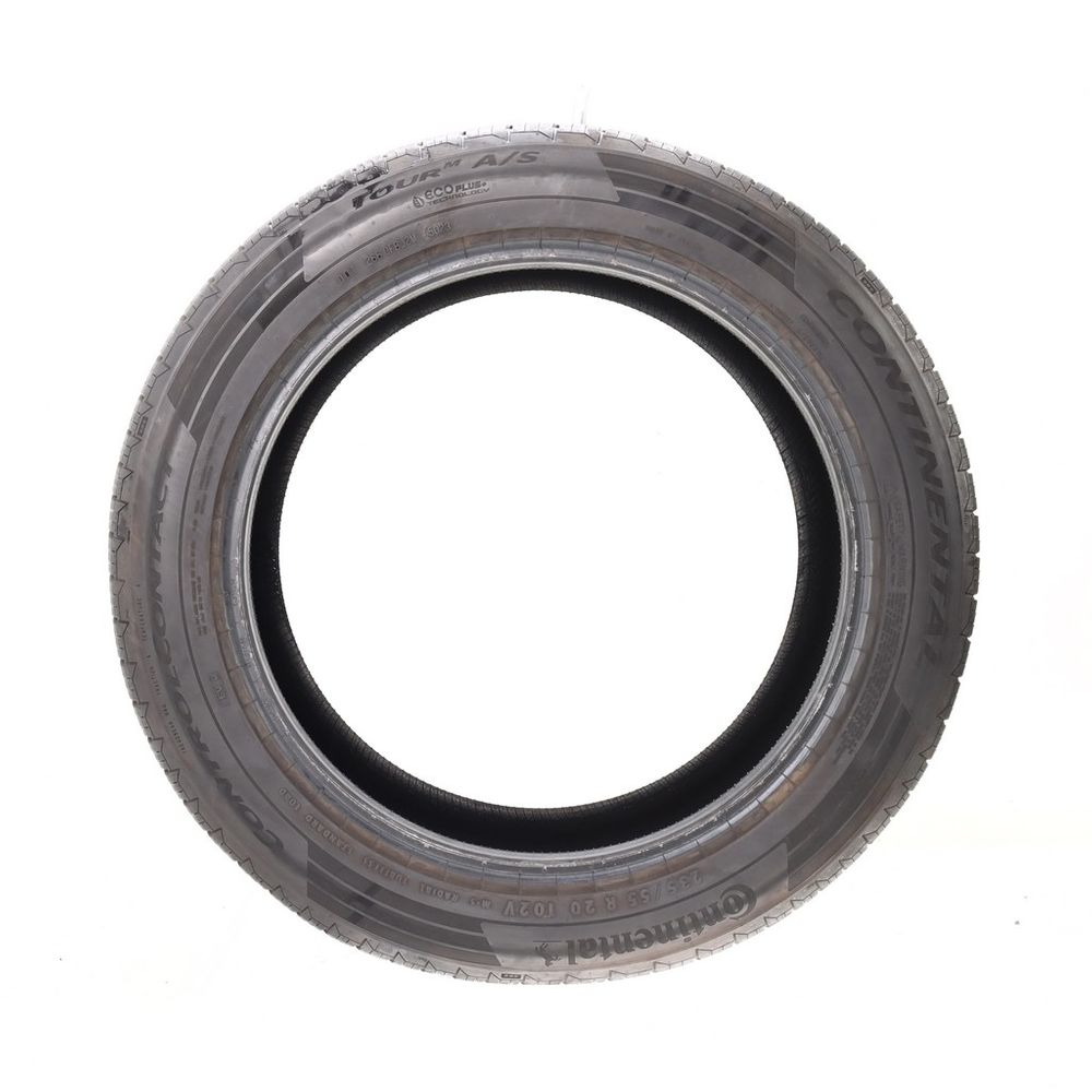 Set of (2) Used 235/55R20 Continental ControlContact Tour M A/S EV 102V - 9-10/32 - Image 3