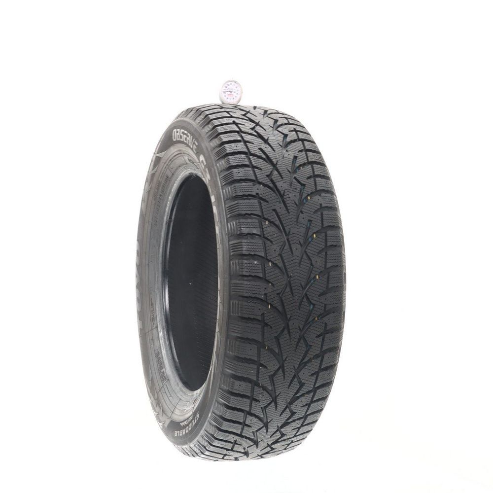Set of (2) Used 225/65R17 Toyo Observe G3-Ice Studdable 106T - 10-10.5/32 - Image 4