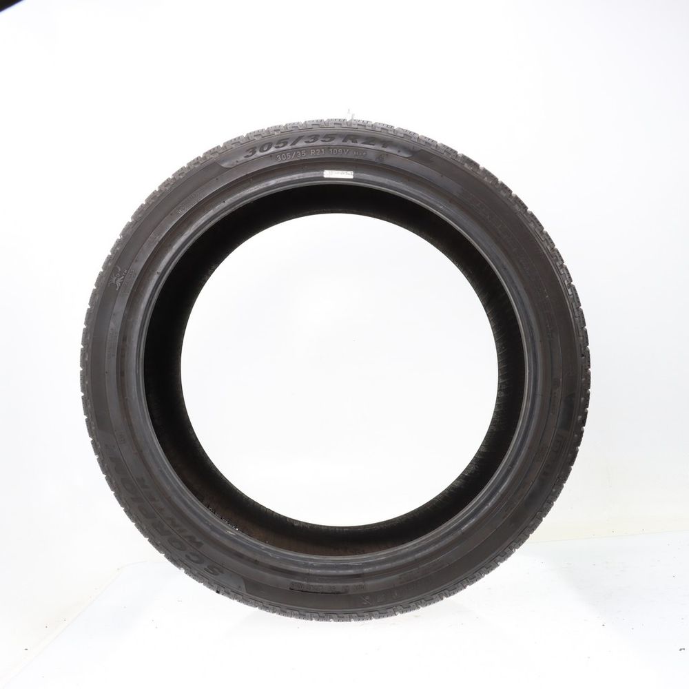 Set of (2) Used 305/35R21 Pirelli Scorpion Winter NO 109V - 4-4.5/32 - Image 3