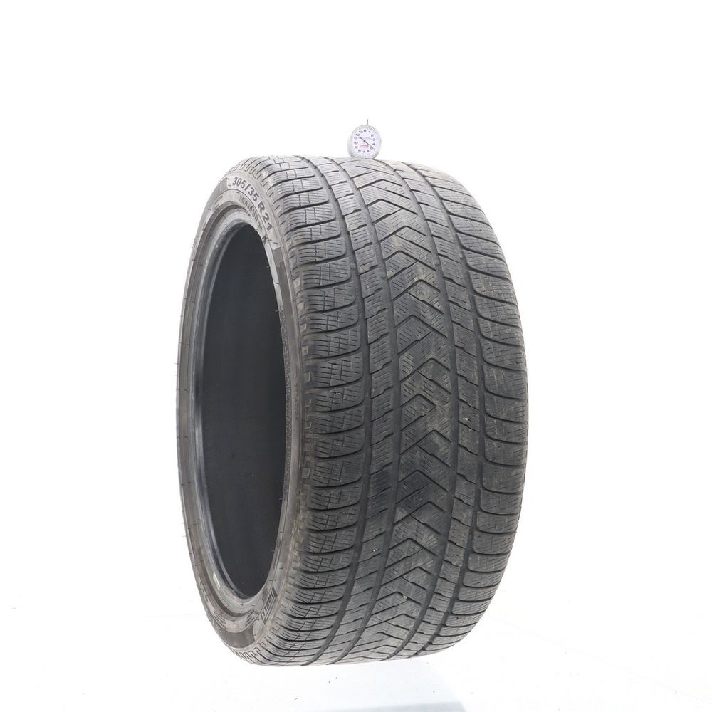 Set of (2) Used 305/35R21 Pirelli Scorpion Winter NO 109V - 4-4.5/32 - Image 4