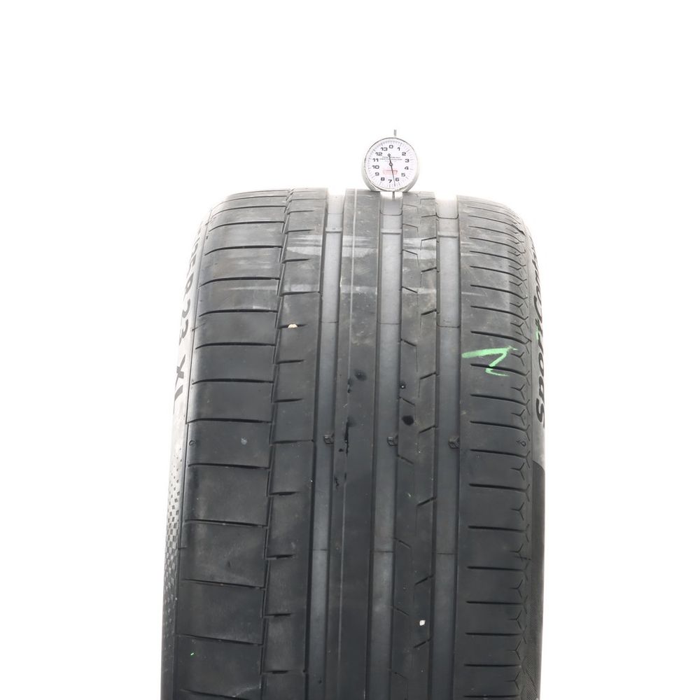 Used 285/35R23 Continental SportContact 6 R01 ContiSilent 107Y - 6.5/32 - Image 2