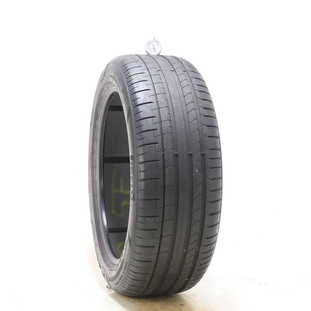 Set of (2) Used 255/45R20 Pirelli P Zero PZ4 MO-S PNCS ELECT 105H - 6-7/32 - Image 1