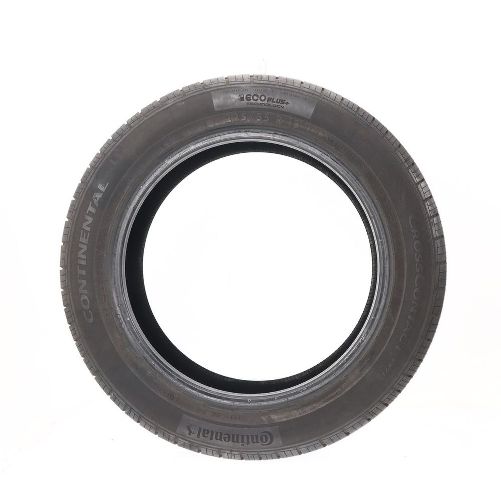 Set of (2) Used 225/55R18 Continental CrossContact LX25 98H - 9.5-11/32 - Image 3