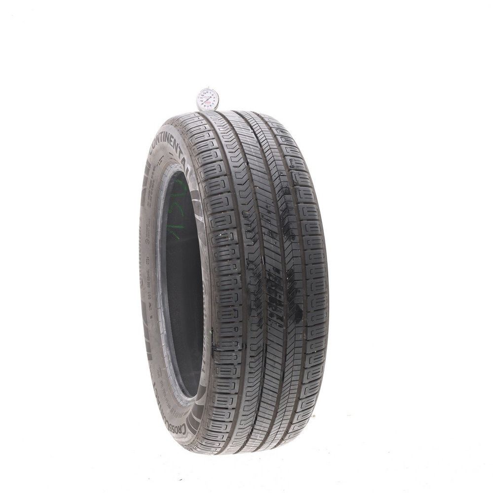 Set of (4) Used 235/55R19 Continental CrossContact RX 105H - 9/32 - Image 1