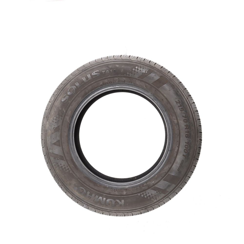 Used 215/70R16 Kumho Solus TA11 100T - 9/32 - Image 3