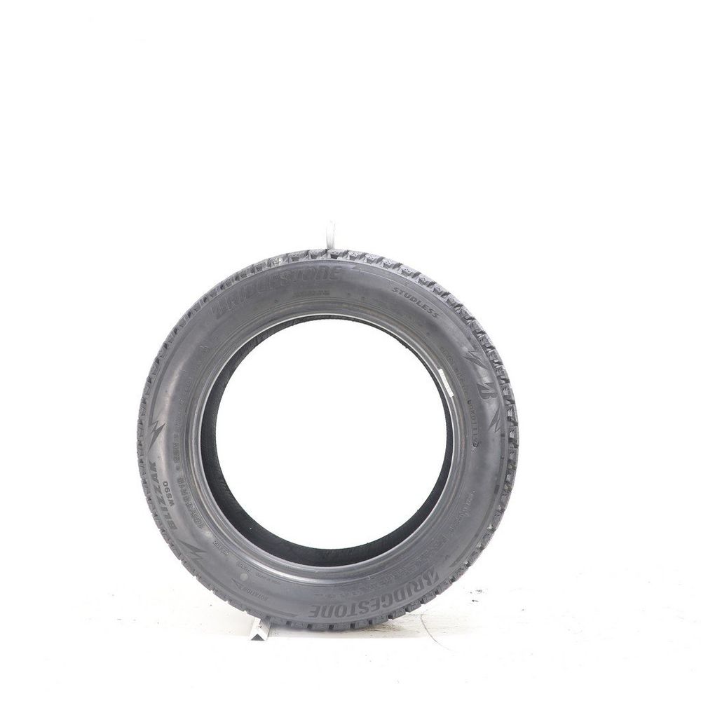 Set of (2) Used 185/55R15 Bridgestone Blizzak WS90 Studless 82H - 9.5-10/32 - Image 3