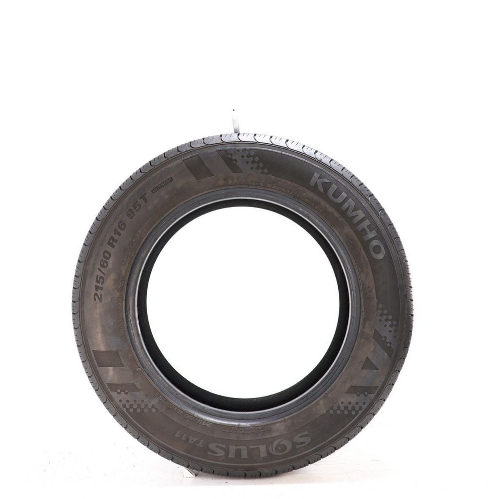 Set of (2) Used 215/60R16 Kumho Solus TA11 95T - 8.5/32 - Image 3