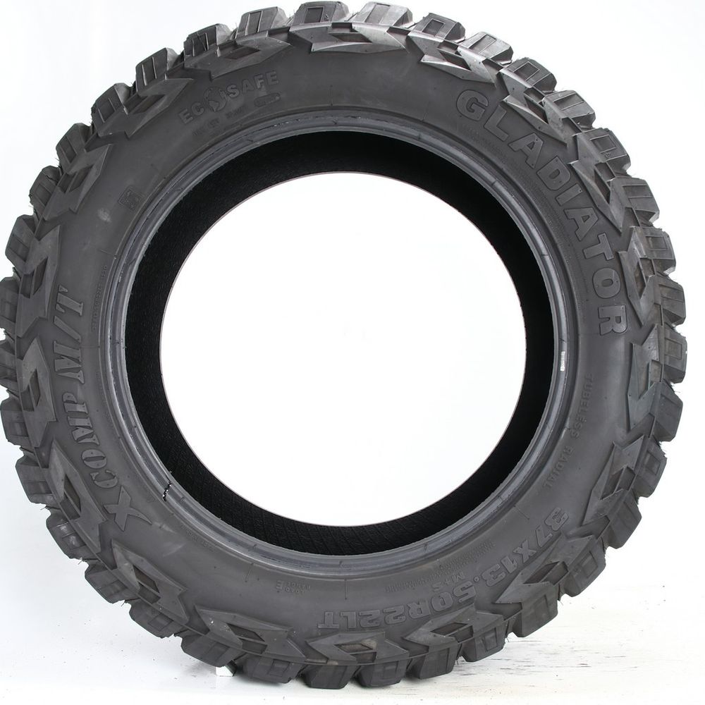 Set of (2) Used LT 37X13.5R22 Gladiator XComp MT 123Q E - 8.5-9.5/32 - Image 3