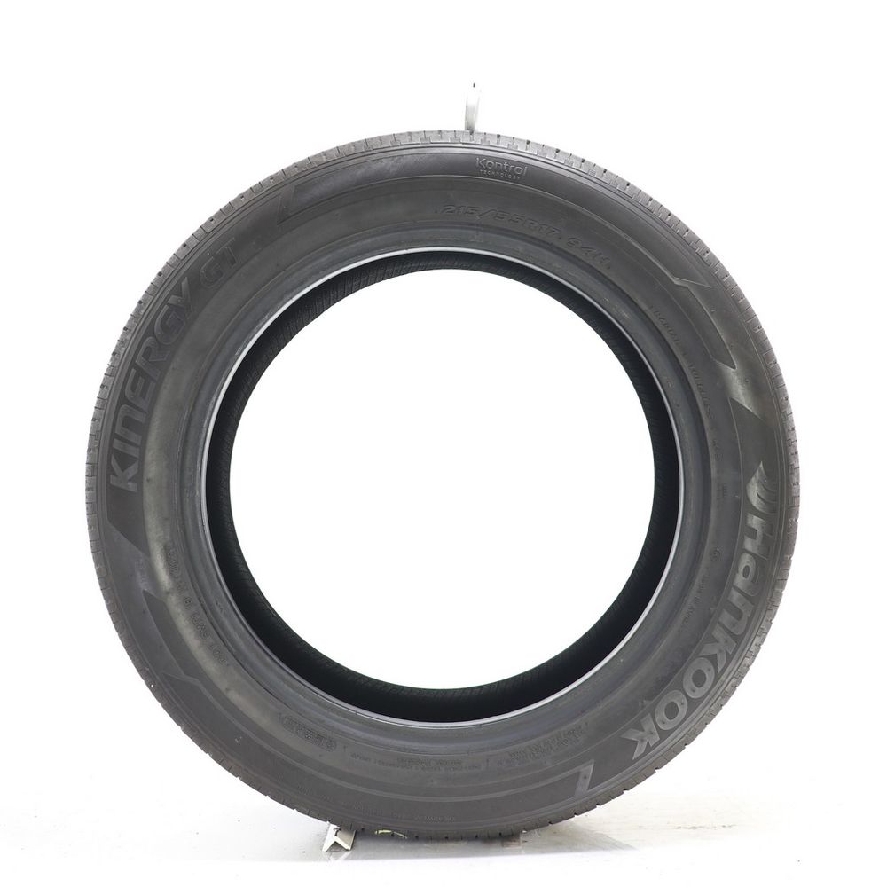 Set of (2) Used 215/55R17 Hankook Kinergy GT 94H - 8/32 - Image 3