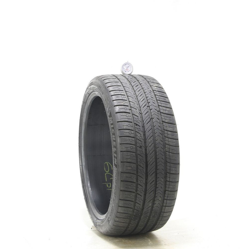 Set of (2) Used 225/40ZR19 Michelin Pilot Sport All Season 4 93Y - 8-9/32 - Image 1