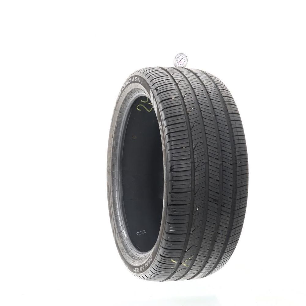 Set of (2) Used 265/40R21 Pirelli Scorpion Zero AS Plus 3 105Y - 8.5-9.5/32 - Image 1