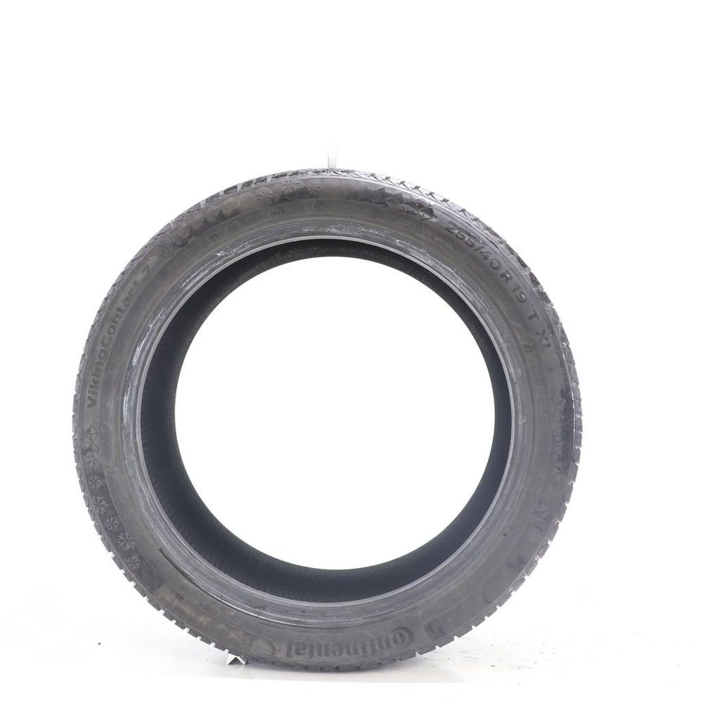 Set of (2) Used 255/40R19 Continental VikingContact 7 100T - 8.5-9/32 - Image 3
