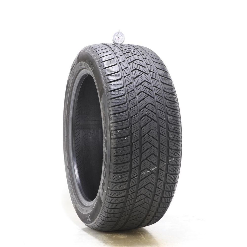 Set of (2) Used 275/45R20 Pirelli Scorpion Winter MO 110V - 5.5-6/32 - Image 1
