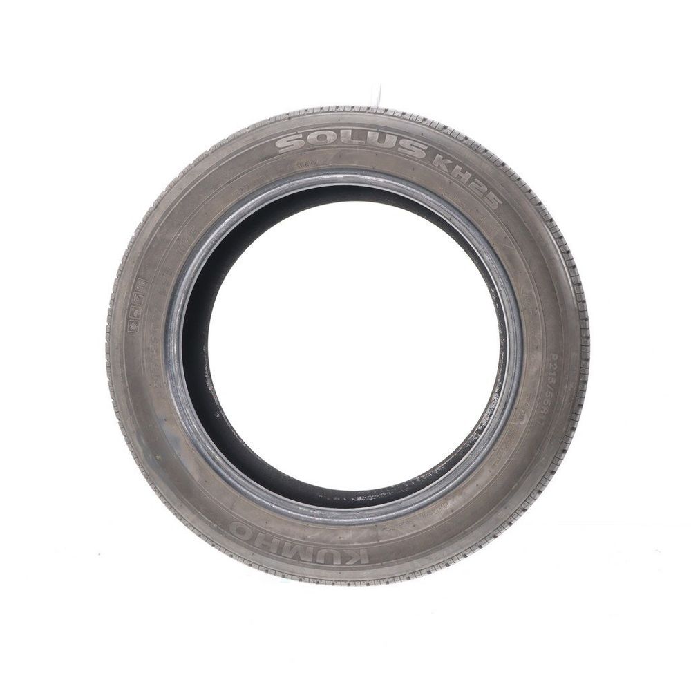 Set of (4) Used 215/55R17 Kumho Solus KH25 93V - 8-8.5/32 - Image 3