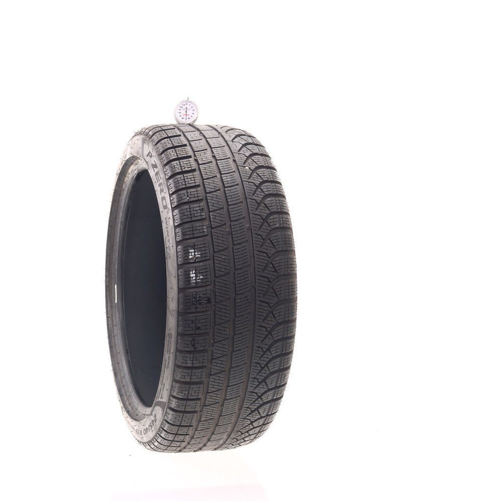 Used 245/40R19 Pirelli P Zero Winter Run Flat 98H - 7/32 - Image 1