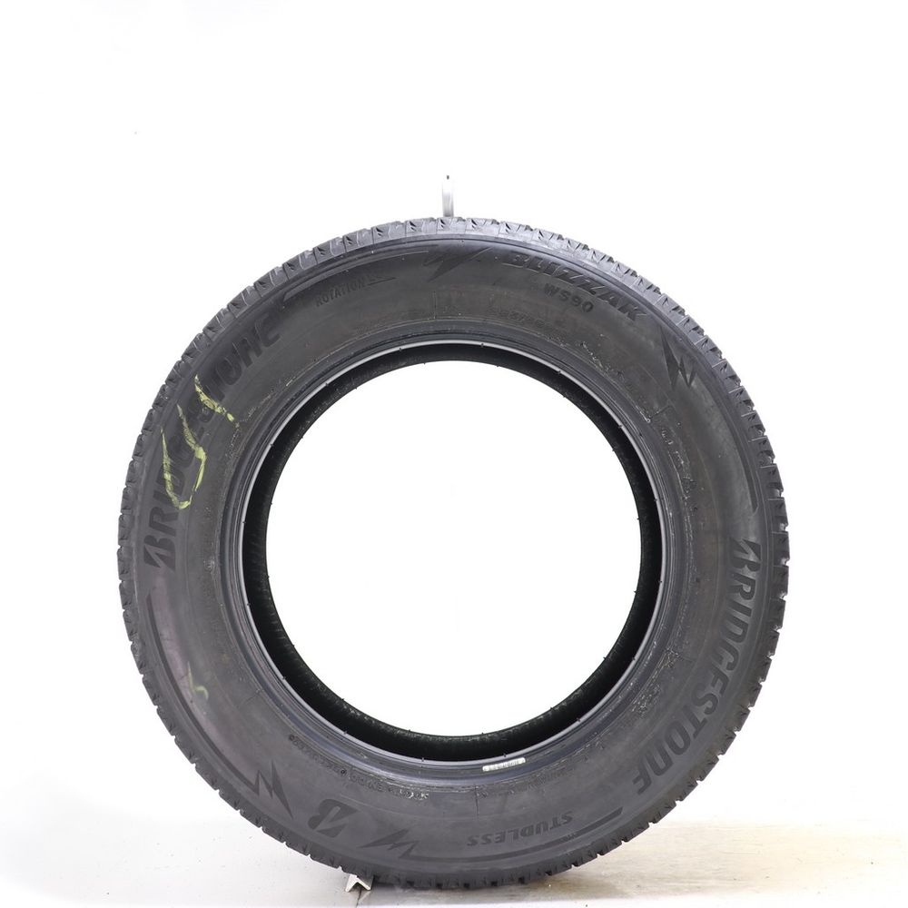 Set of (2) Used 235/60R17 Bridgestone Blizzak WS90 Studless 102T - 6.5-7.5/32 - Image 3