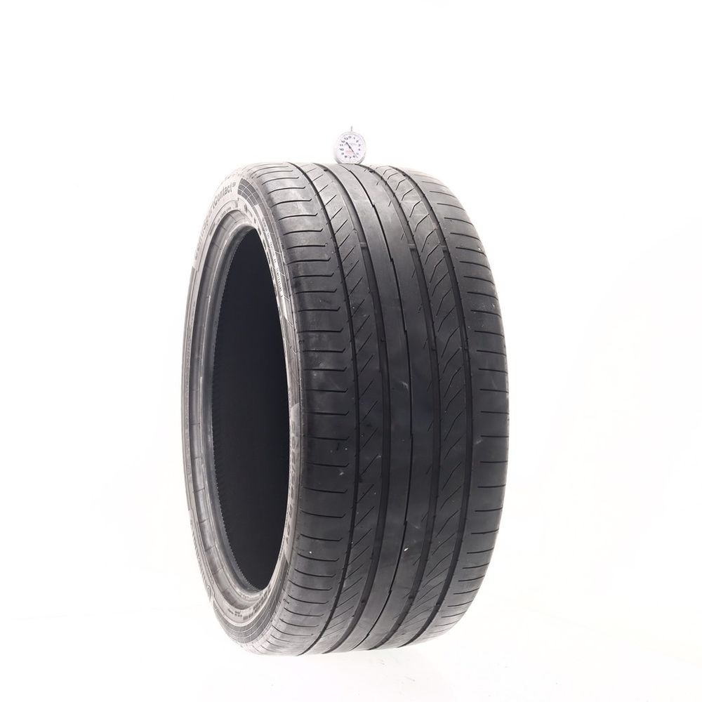 Set of (2) Used 295/35R21 Continental ContiSportContact 5P NO 103Y - 5.5-6.5/32 - Image 1