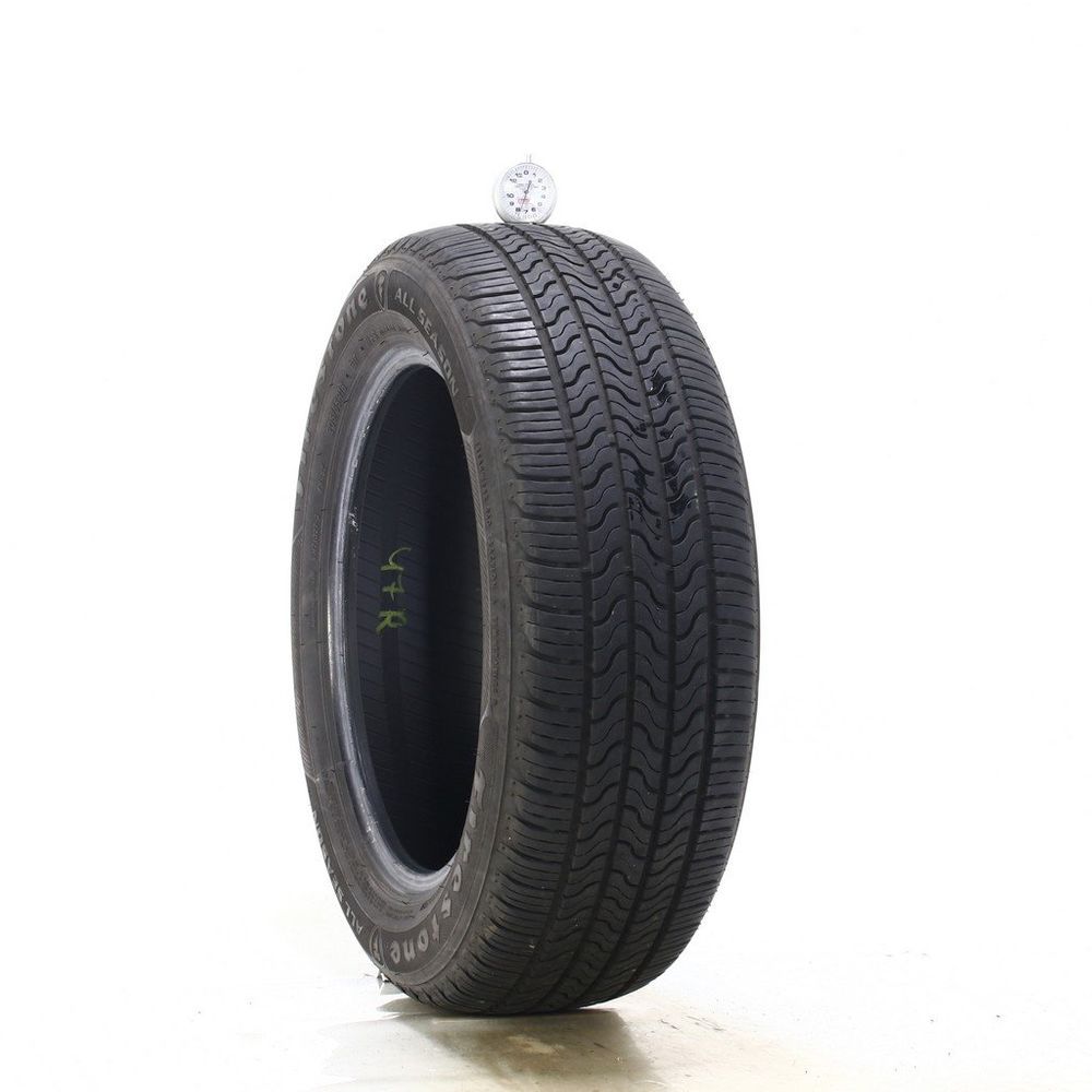 Set of (4) Used 205/55R16 Firestone All Season 91T - 7.5-8.5/32 - Image 1