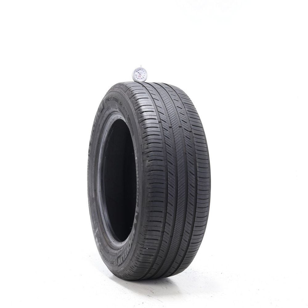 Set of (2) Used 215/60R16 Michelin Premier A/S 95H - 5-6/32 - Image 1