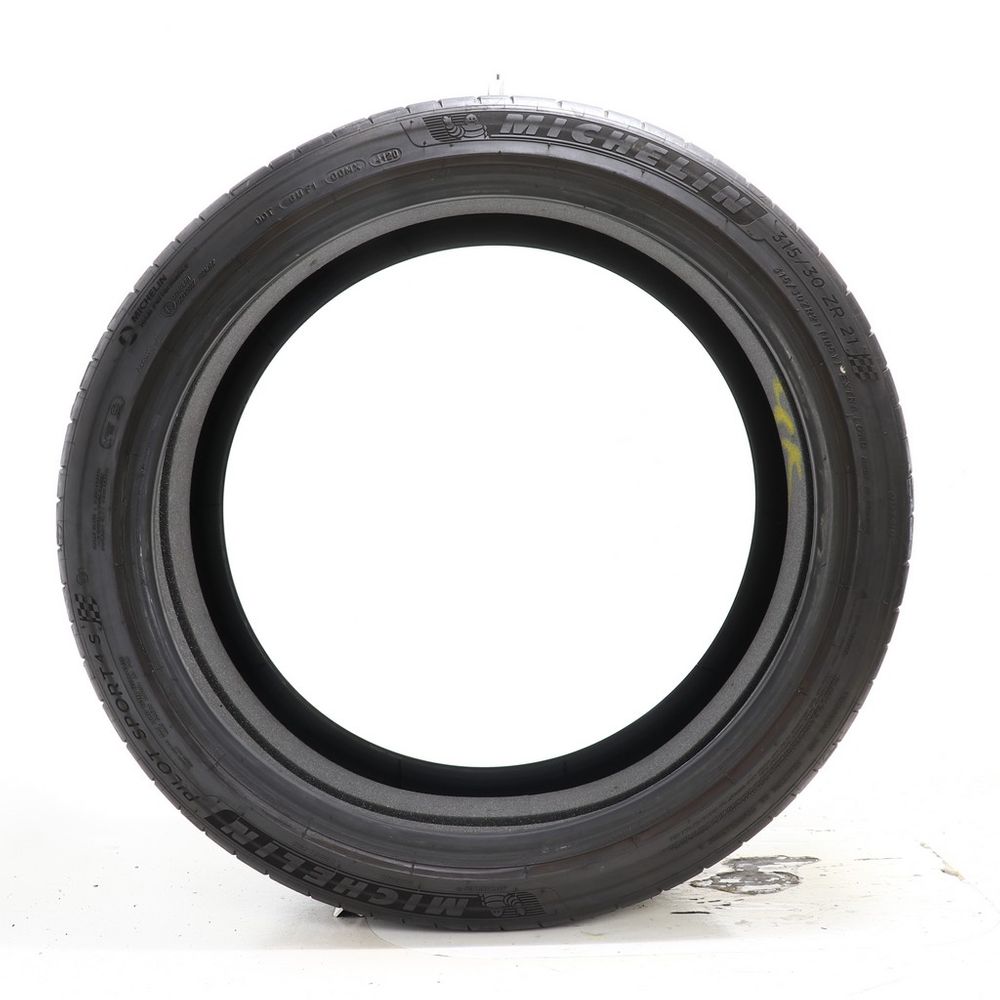 Set of (2) Used 315/30ZR21 Michelin Pilot Sport 4 S MO1 Acoustic 105Y - 5.5-6.5/32 - Image 3