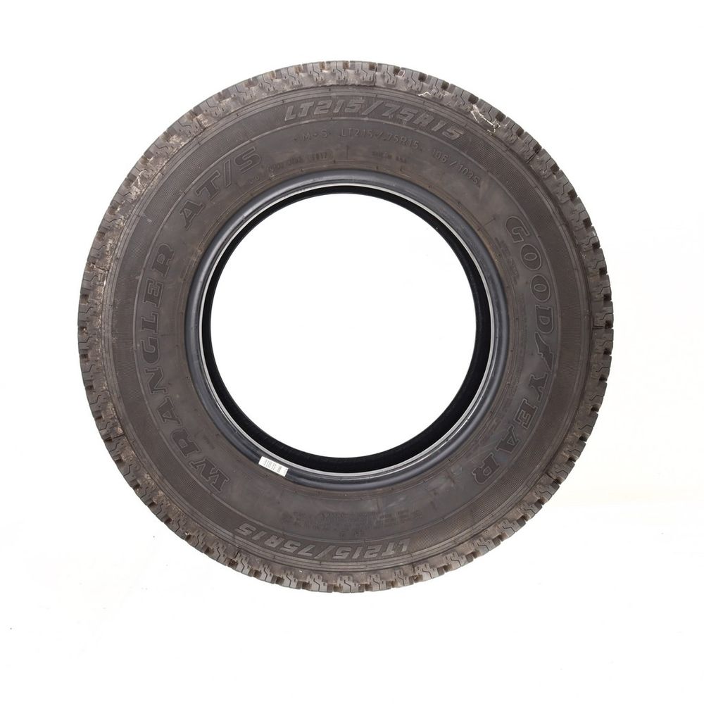 Used LT 215/75R15 Goodyear Wrangler AT/S 106/103S D - 15/32 - Image 3