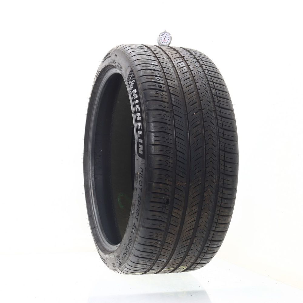 Set of (2) Used 305/35R23 Michelin Pilot Sport All Season 4 LR Acoustic 114Y - 7-7.5/32 - Image 4