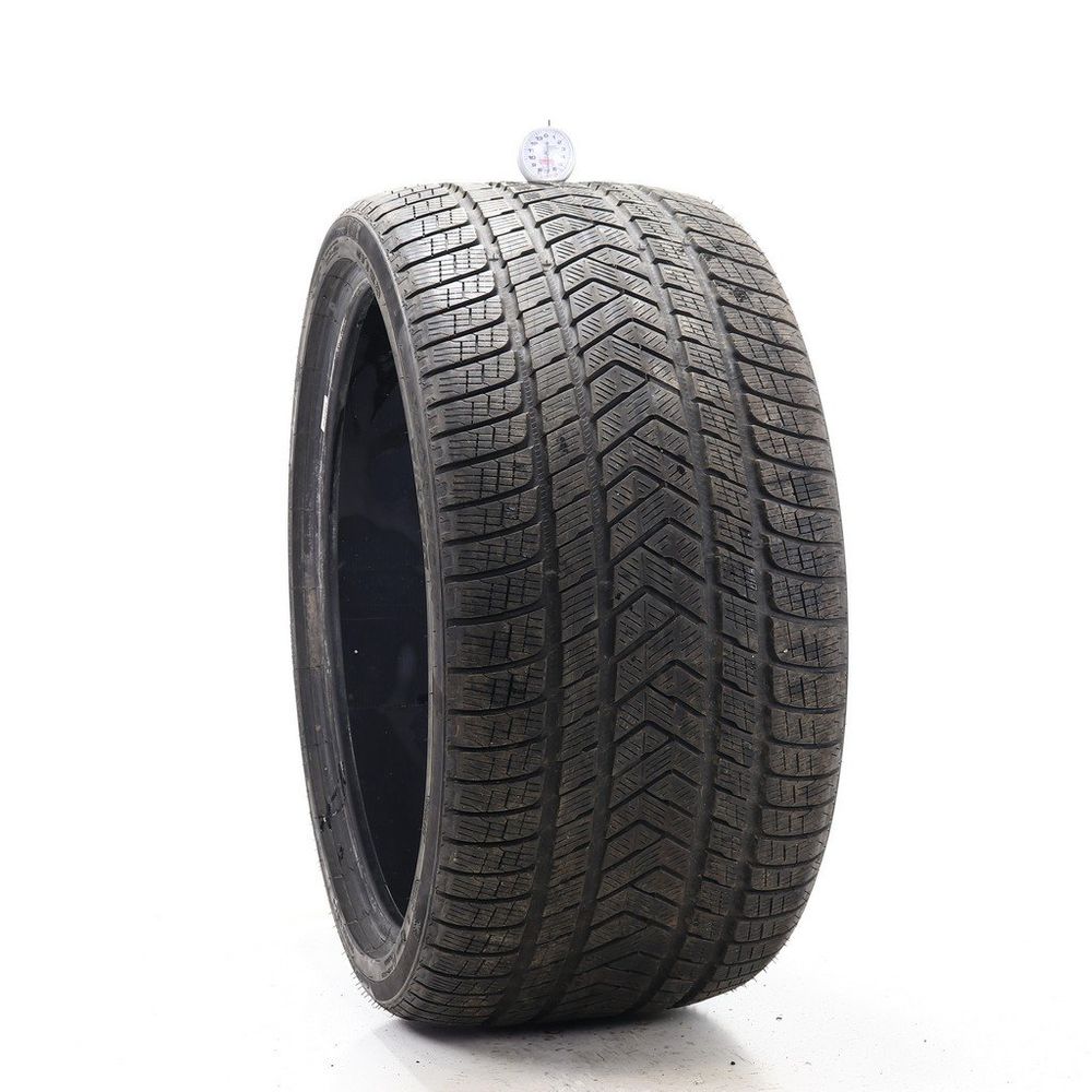 Set of (2) Used 315/30R22 Pirelli Scorpion Winter 107V - 7-7.5/32 - Image 1