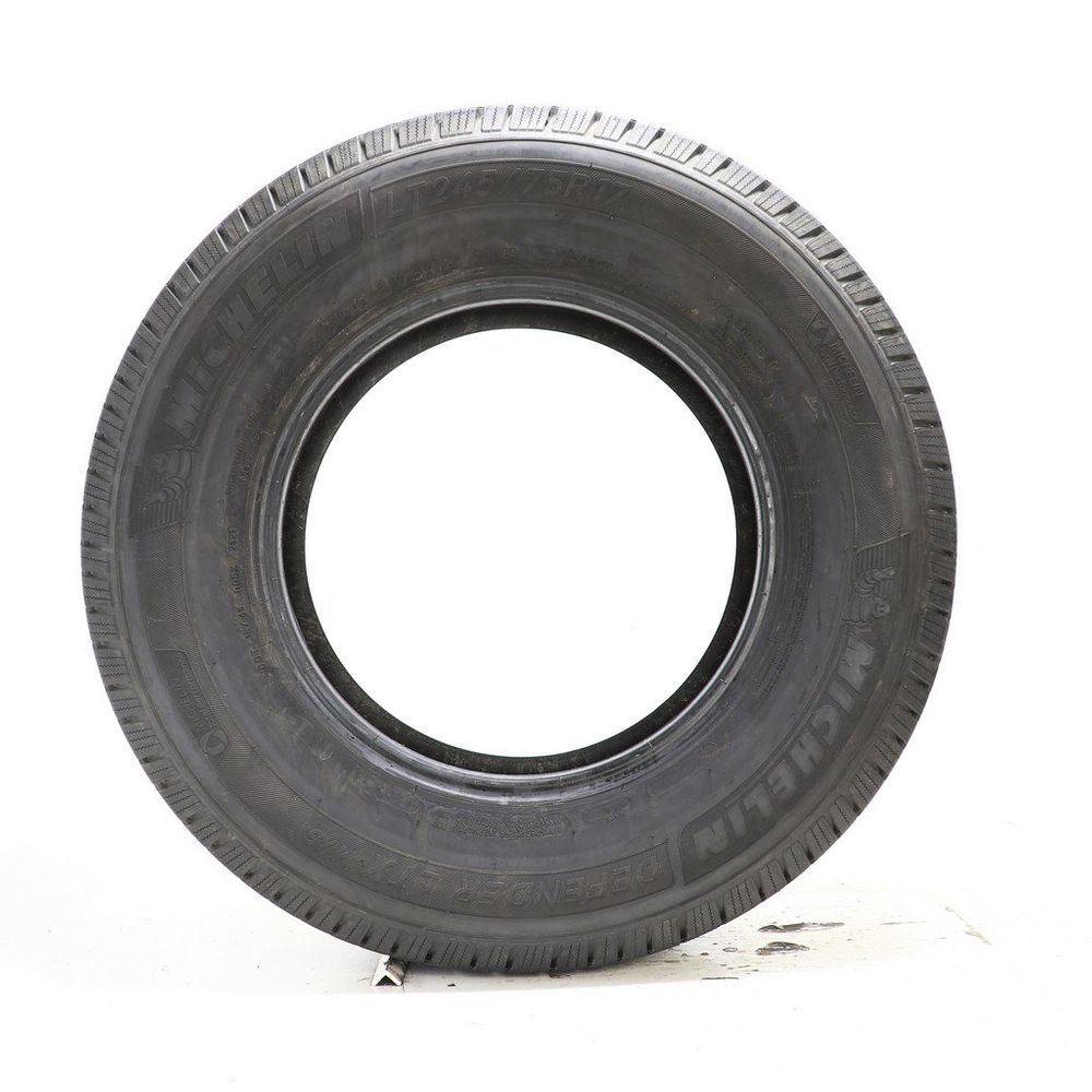 Set of (2) Driven Once LT 245/75R17 Michelin Defender LTX M/S 121/118R - 14/32 - Image 3