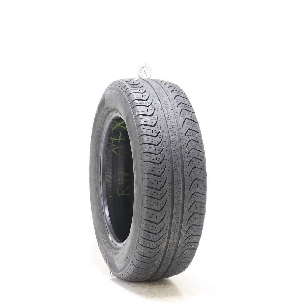 Set of (2) Used 225/60R17 Pirelli P4 Four Seasons Plus 99T - 6-6.5/32 - Image 1