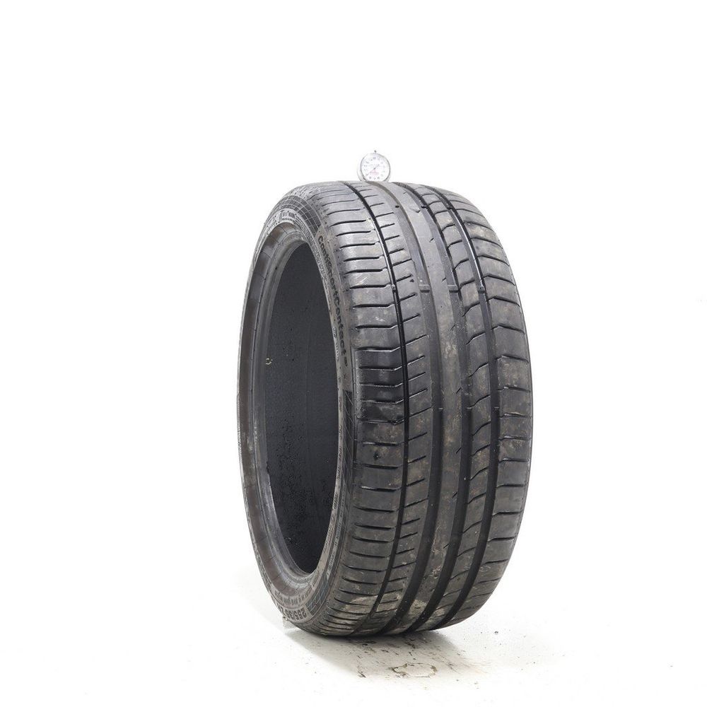 Used 255/35ZR19 Continental ContiSportContact 5P 92Y - 9/32 - Image 1