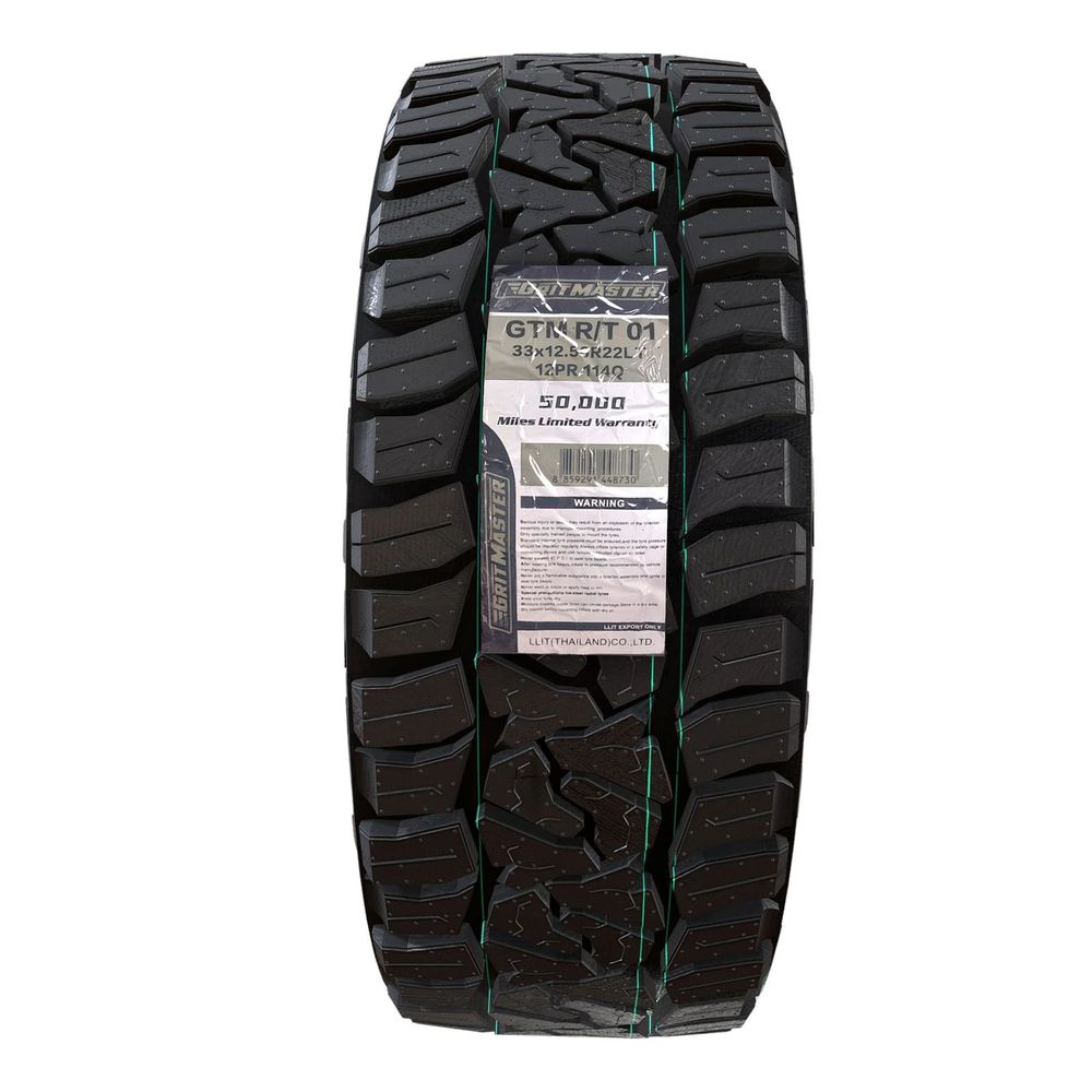 Set of (4) New P 35X12.50R20 Grit Master GTM R/T 01 125Q - Image 3