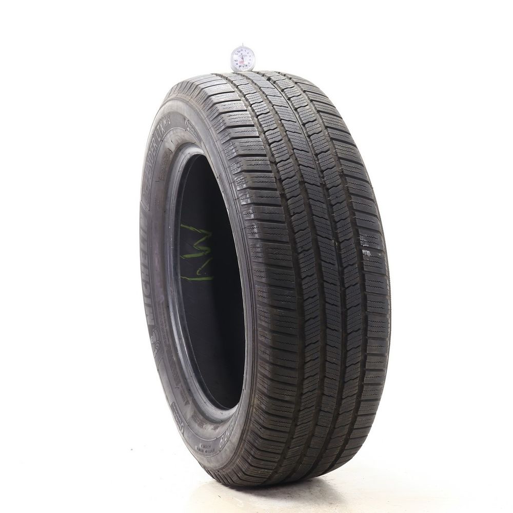 Set of (2) Used 255/60R19 Michelin Defender LTX M/S 109H - 6.5-7/32 - Image 1