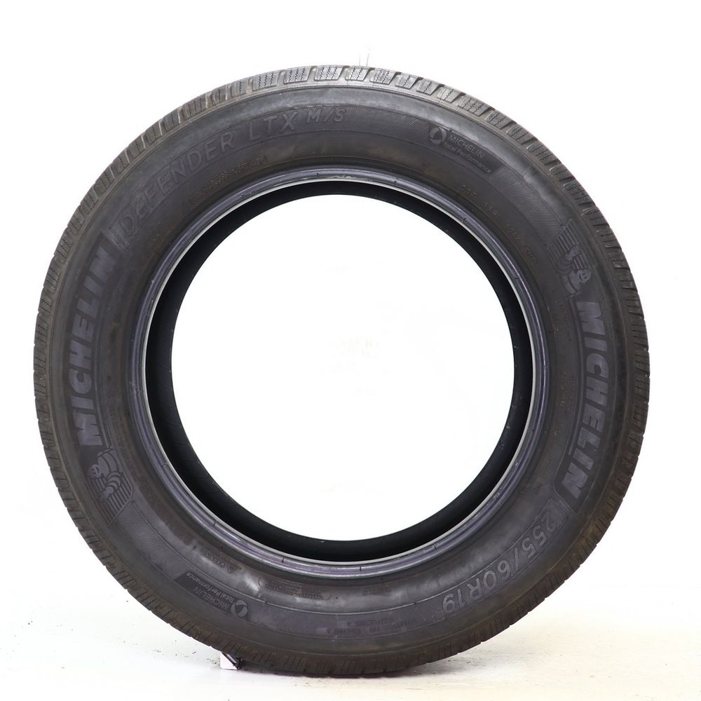Set of (2) Used 255/60R19 Michelin Defender LTX M/S 109H - 6.5-7/32 - Image 3
