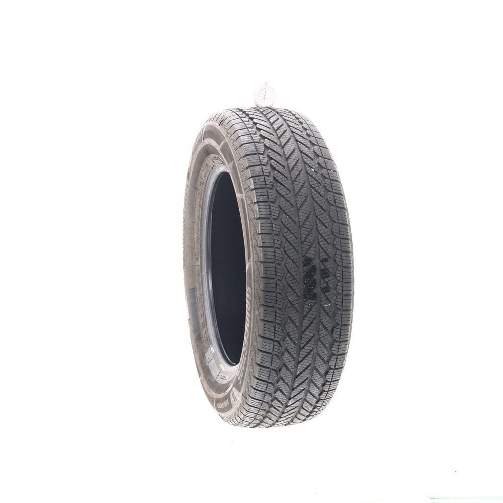 Set of (4) Used 225/65R17 Bridgestone WeatherPeak 102H - 7/32 - Image 1