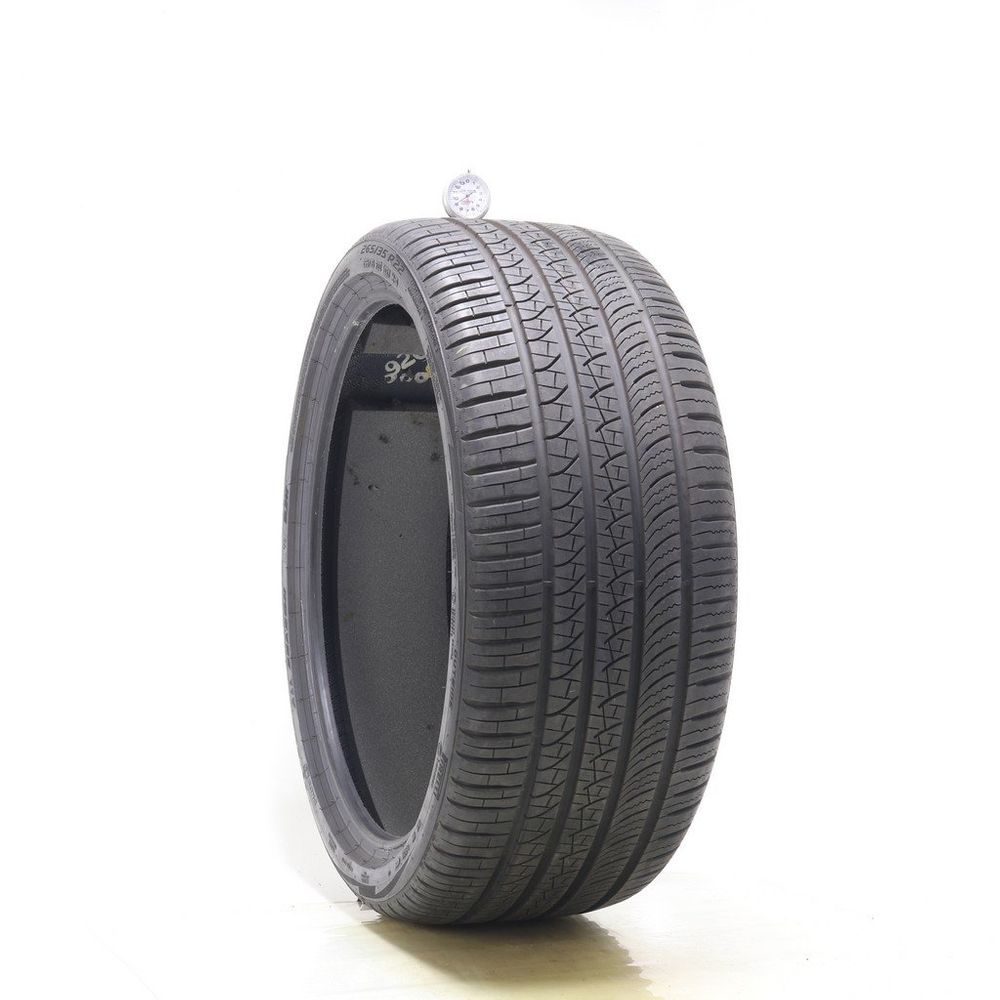 Set of (2) Used 265/35R22 Pirelli Scorpion Zero TO Elect PNCS 102Y - 9/32 - Image 1