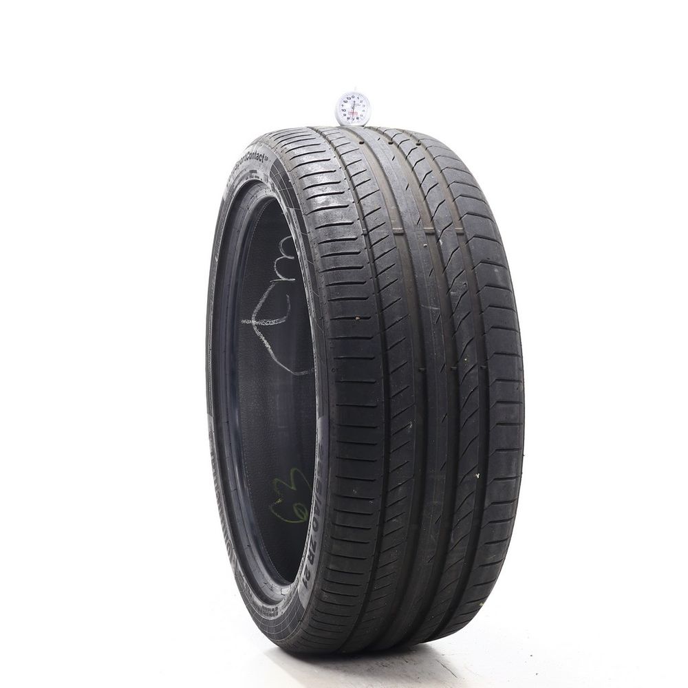 Set of (2) Used 255/40ZR21 Continental ContiSportContact 5P MO 102Y - 6-7/32 - Image 4