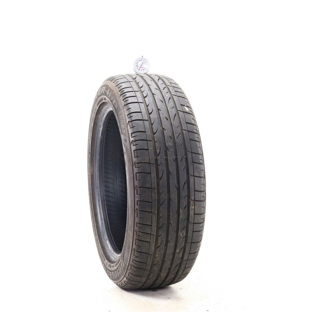 Set of (2) Used 205/55R17 Bridgestone Dueler H/P Sport RFT 91V - 8-8.5/32 - Image 1