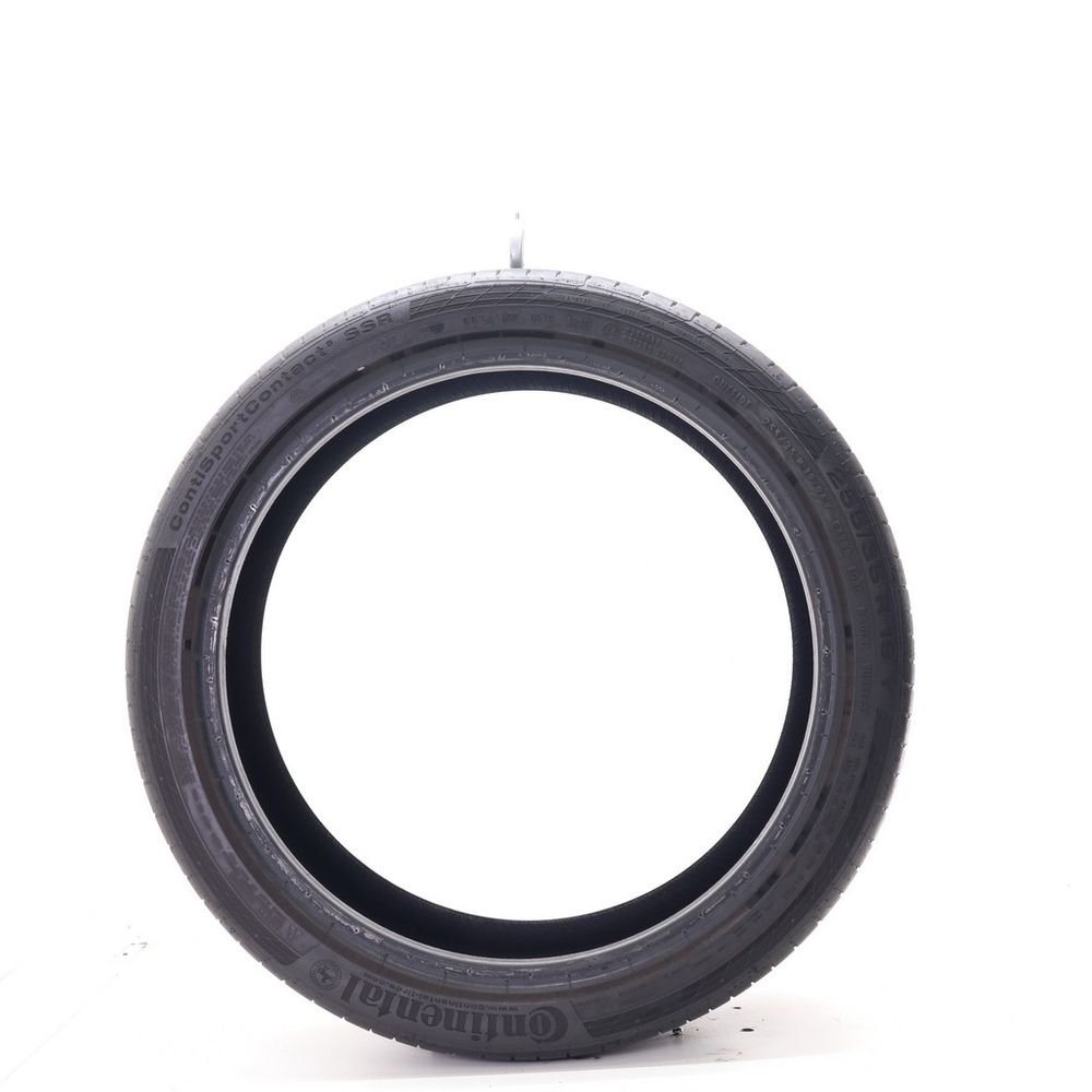 Set of (2) Used 255/35R19 Continental ContiSportContact 5 SSR MOE 96Y - 5.5-6.5/32 - Image 3