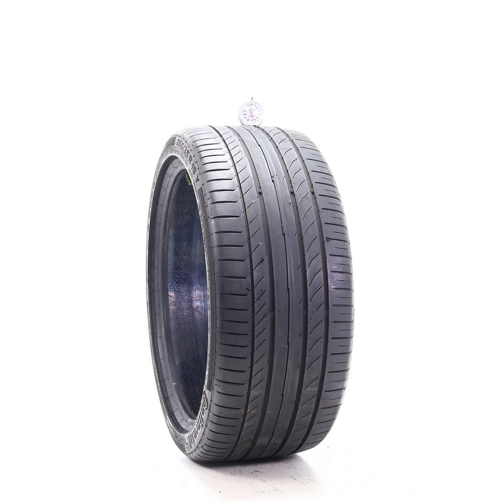 Set of (2) Used 255/35R19 Continental ContiSportContact 5 SSR MOE 96Y - 5.5-6.5/32 - Image 4