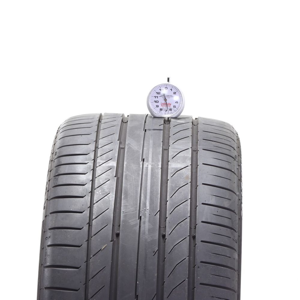 Set of (2) Used 255/35R19 Continental ContiSportContact 5 SSR MOE 96Y - 5.5-6.5/32 - Image 5