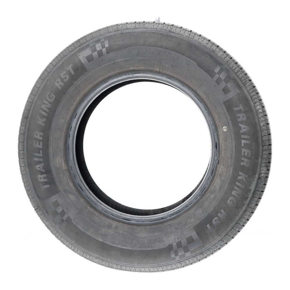 Set of (2) Used ST 205/75R14 Trailer King RST 105/101M D - 6-7.5/32 - Image 3