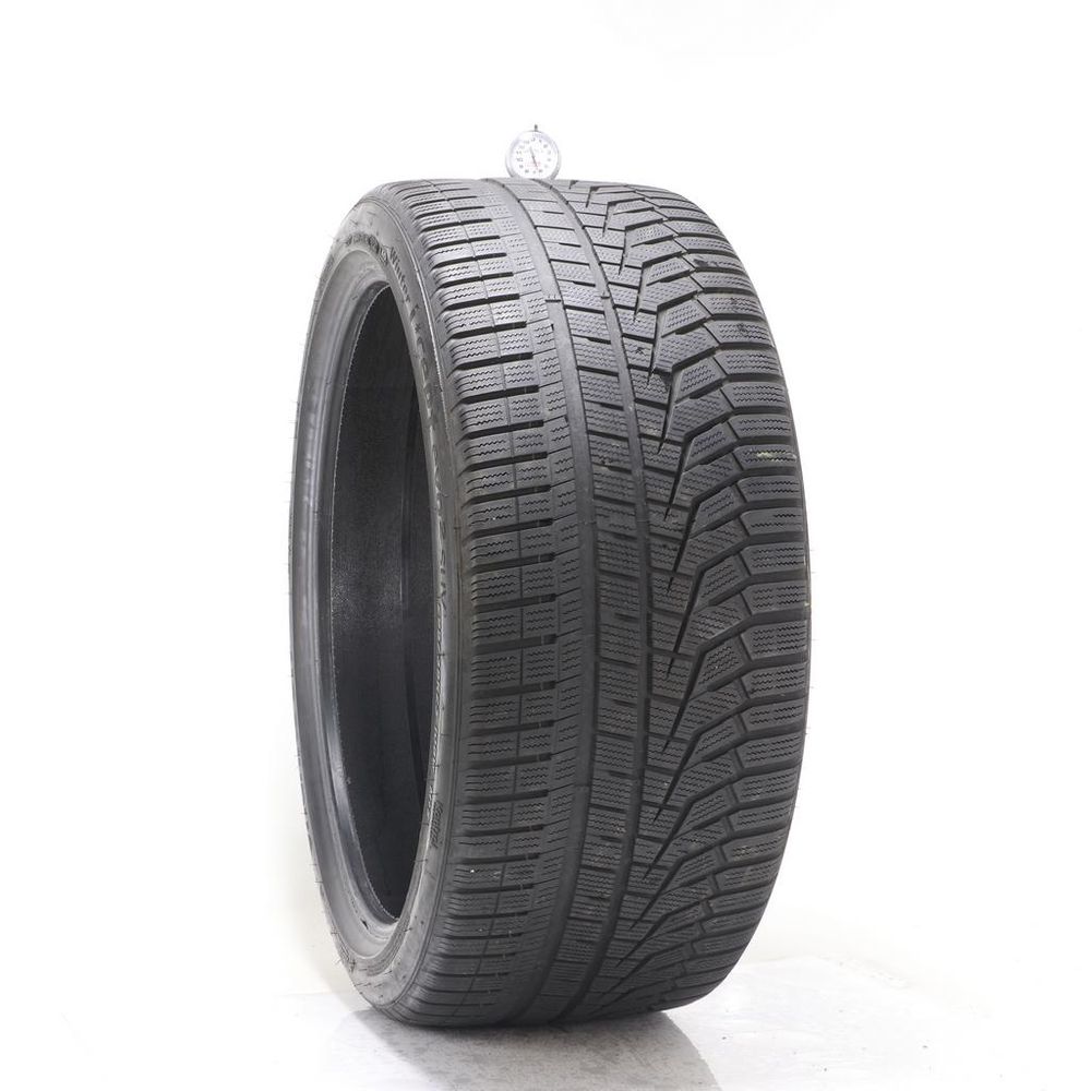 Set of (2) Used 295/35R23 Hankook Winter iCept evo2 SUV AO 108W - 6.5/32 - Image 1