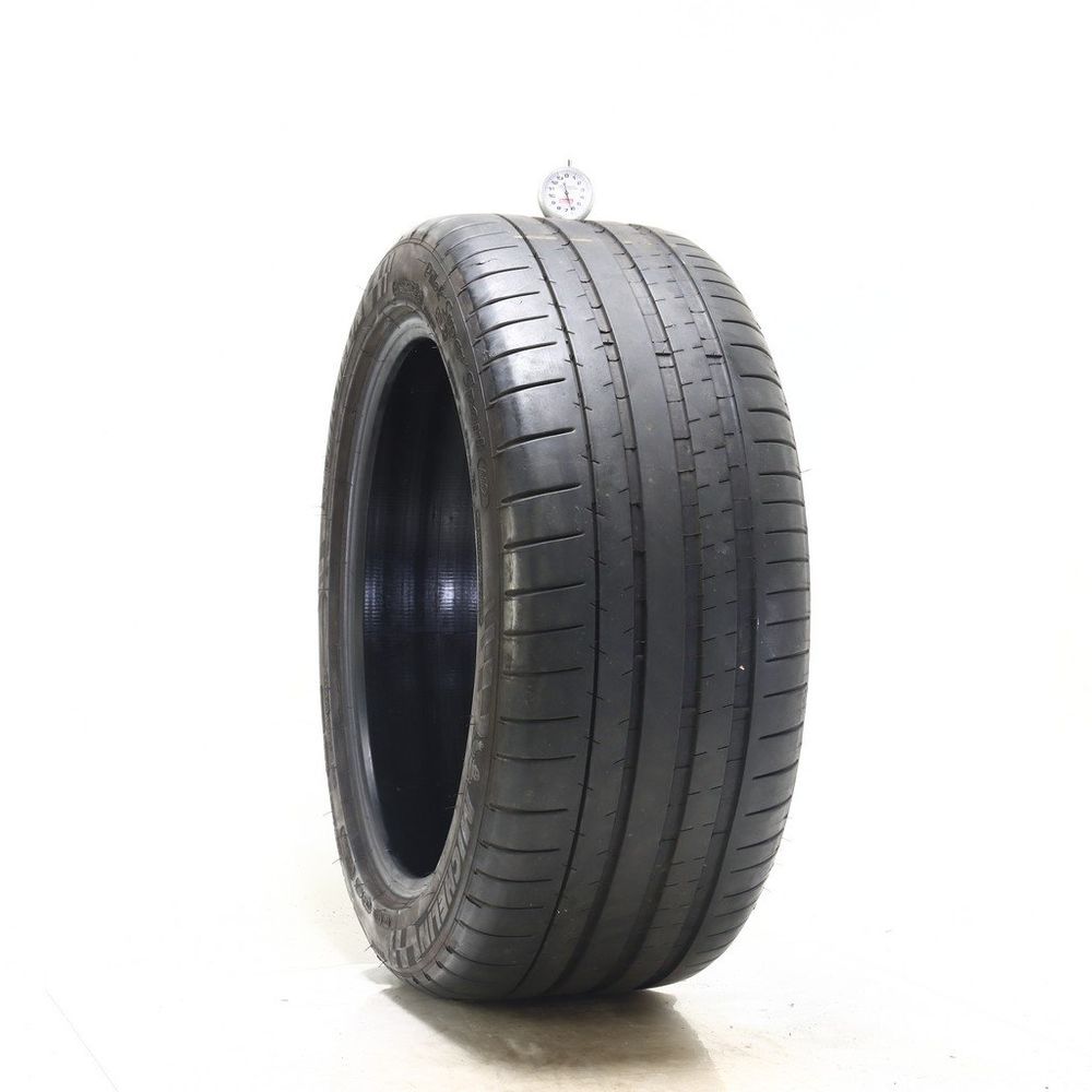 Set of (2) Used 255/45ZR19 Michelin Pilot Super Sport NO 100Y - 6-7.5/32 - Image 1