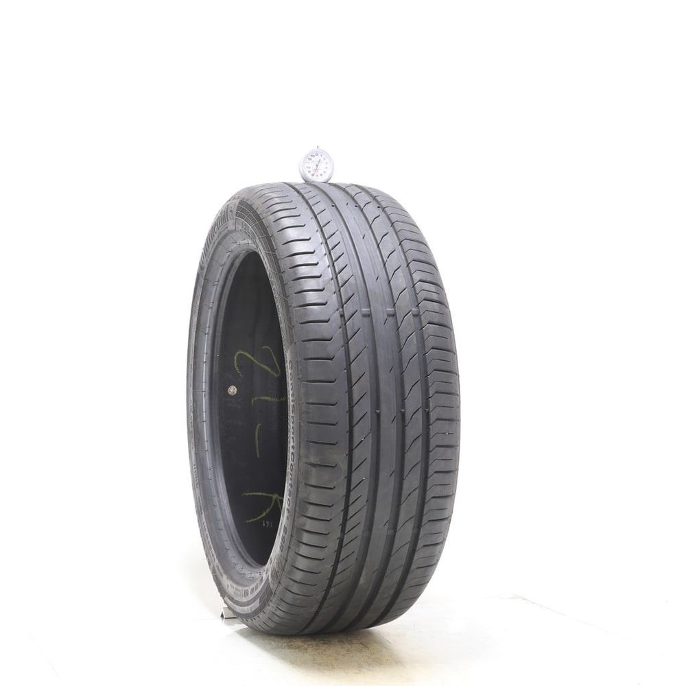 Set of (2) Used 225/45R18 Continental ContiSportContact 5 SSR 91Y - 7.5-8.5/32 - Image 1