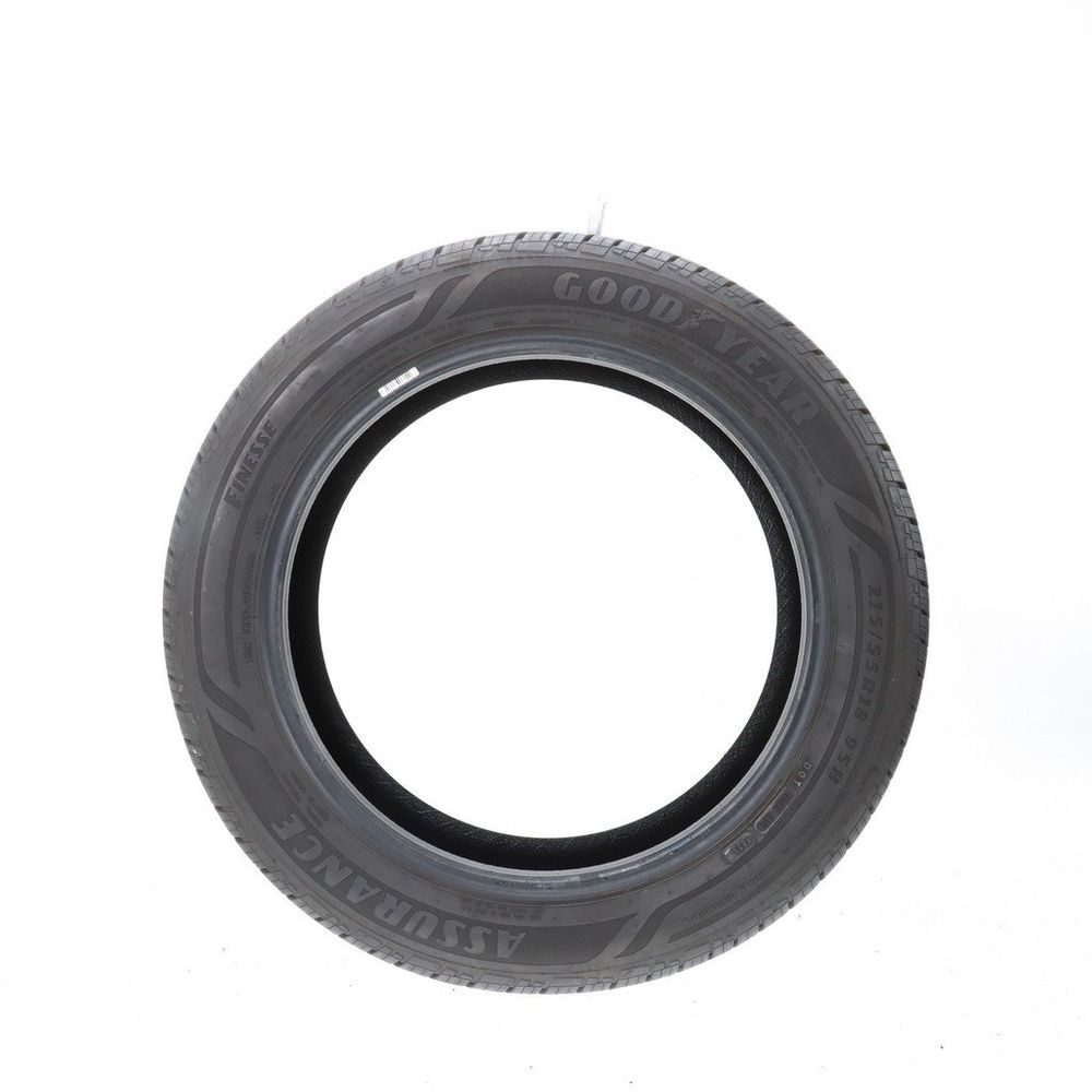 Set of (2) Used 215/55R18 Goodyear Assurance Finesse 95H - 8-8.5/32 - Image 6