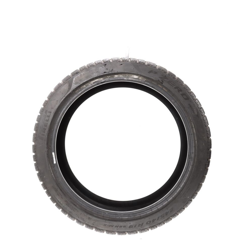 Used 245/40R19 Pirelli P Zero Winter Run Flat 98H - 7/32 - Image 3