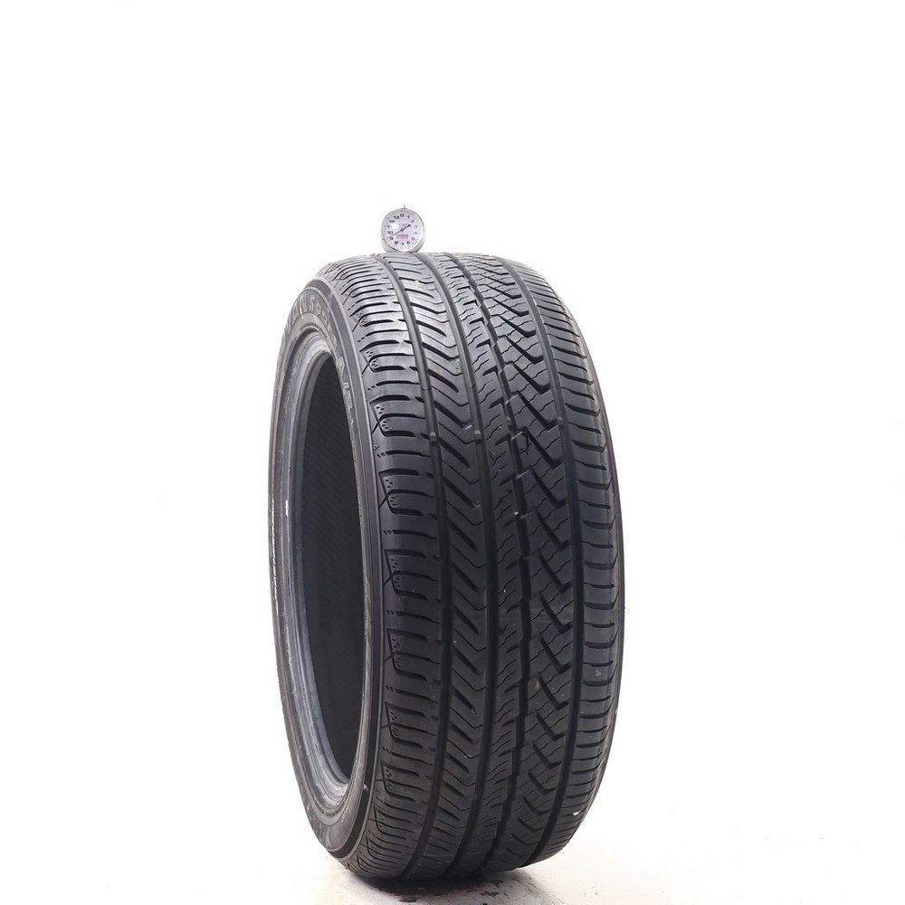 Set of (2) Used 245/45R18 Yokohama Advan Sport A/S Plus 100W - 9-10/32 - Image 1
